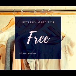 Enjoy a free surprise jewelry gift with a purchase over $15
